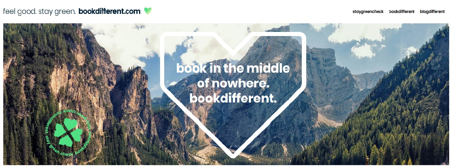 Udržateľná dovolenka? Cestujte s bookdifferent.com!